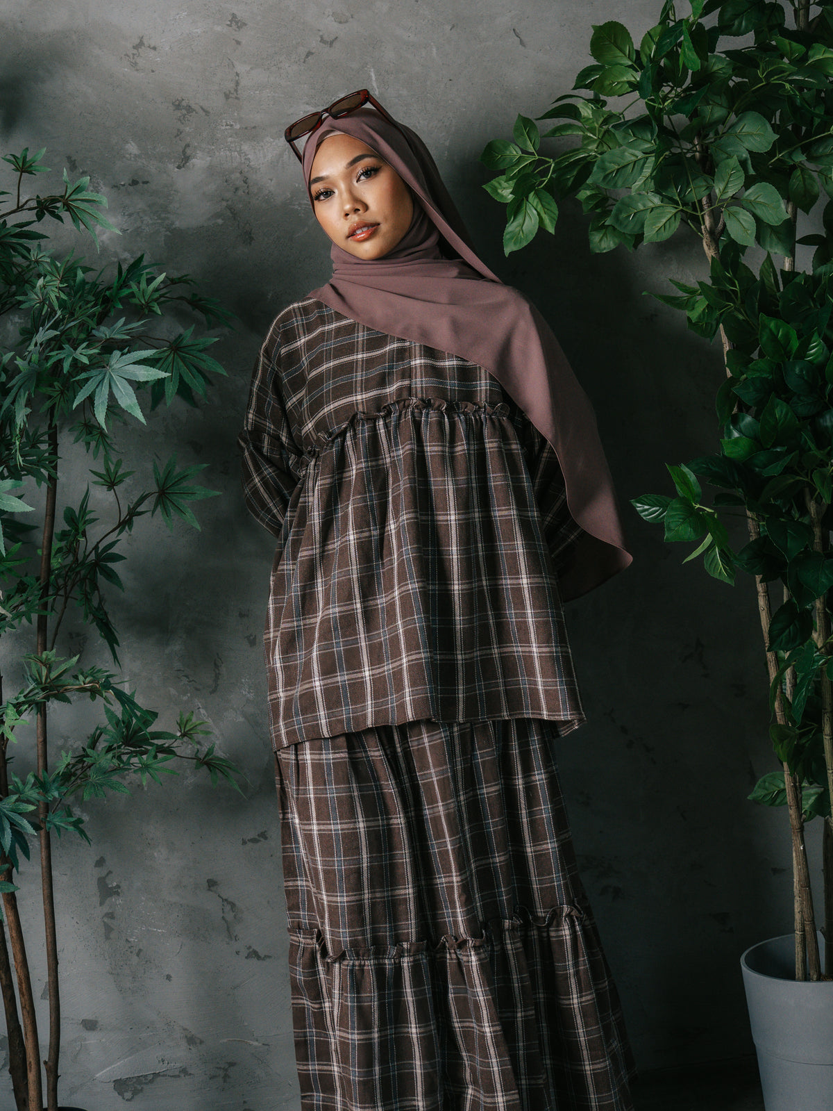 Plaidè Two-Piece Set
