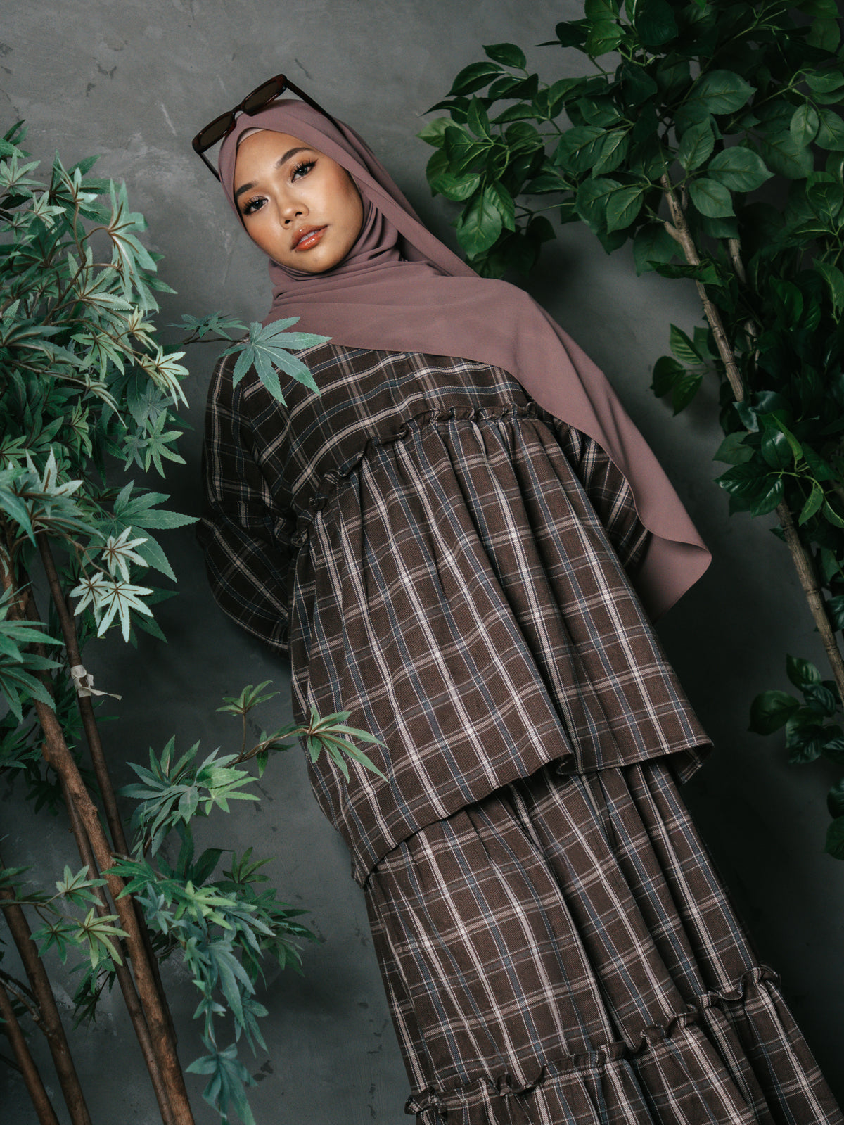 Plaidè Two-Piece Set
