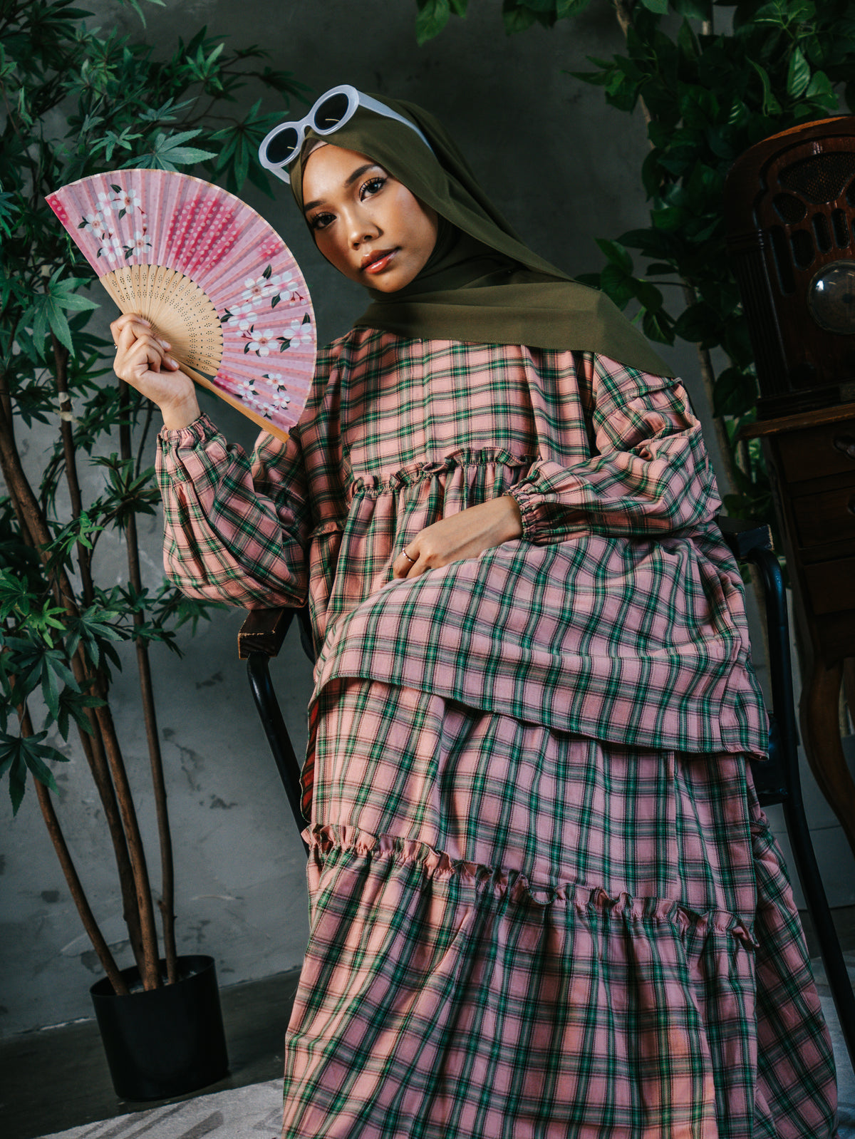 Plaidè Two-Piece Set