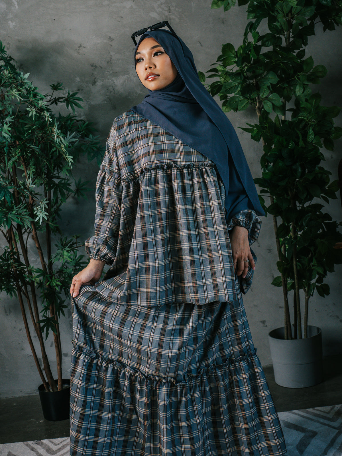 Plaidè Two-Piece Set